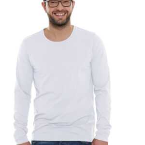 Basic Shirt langarm (White)