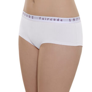Fairtrade Hot Pants low-cut (White)