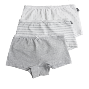 Mädchen Hot Pants 3er Pack (Grey)