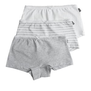 Mädchen Hot Pants 3er Pack (Grey)