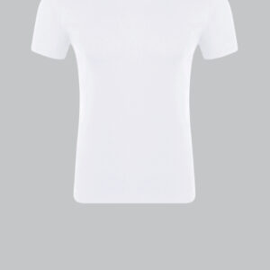 Basic Shirt kurzarm V-Hals Ausschnitt (White)
