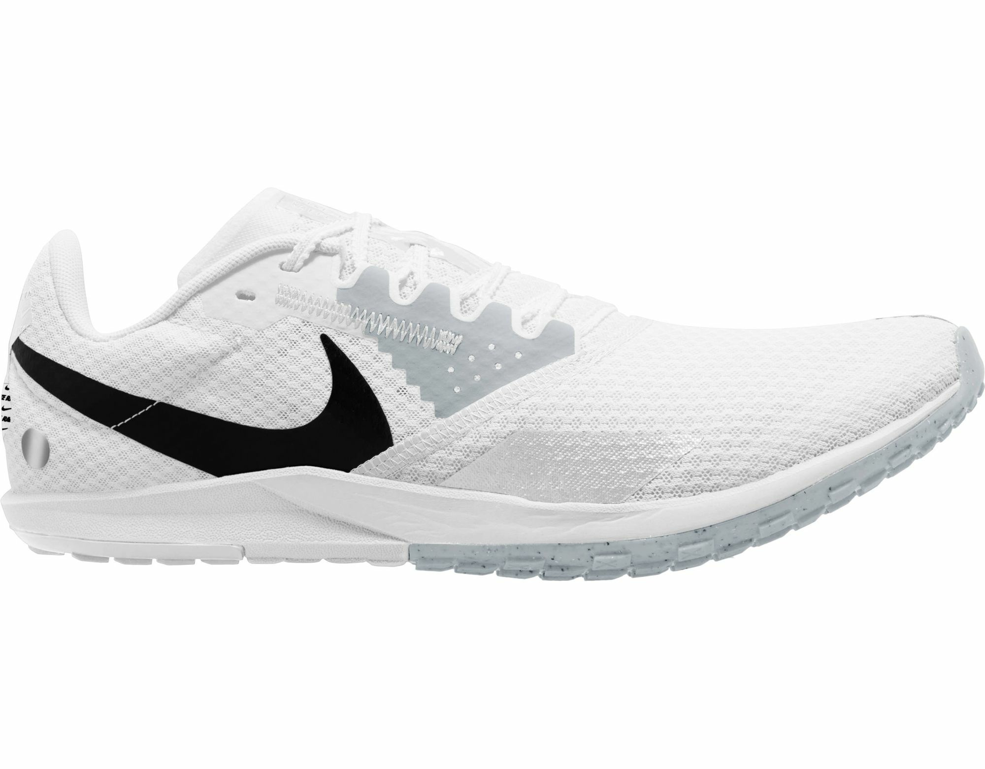 Nike Herren Laufschuhe Zoom Rival Waffle 6   white/black 42,5