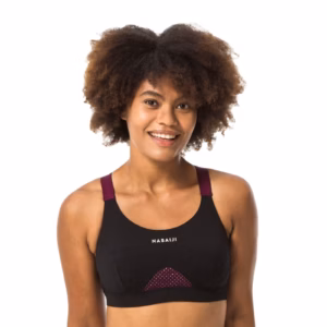 Unser Entwicklungsteam hat dieses Sportbikini-Oberteil für Aquabiking und dynamische Aquafitness konzipiert.