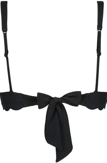 Hunkemöller Triangel-Bikini-Oberteil Scallop Schwarz