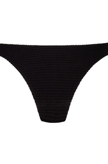 Hunkemöller Cairo Bikiniunterteil mit hohem Beinausschnitt Schwarz