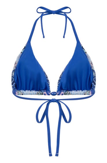 Hunkemöller Triangel-Bikinioberteil Cali Blau