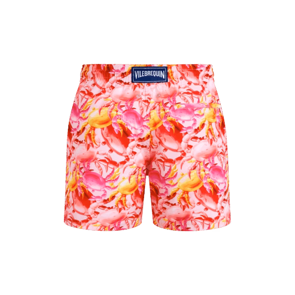 Vilebrequin Ultraleichte Und Verstaubare Crab Balloons Badeshorts Für Herren - Mahina - Rosa - Größe L
