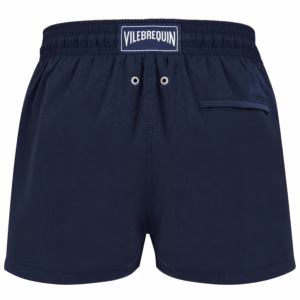 Vilebrequin Micro Carreaux –  Vilebrequin X The Woolmark Company Badeshorts Für Herren Aus Wolle - Milton - Blau - Größe XXL