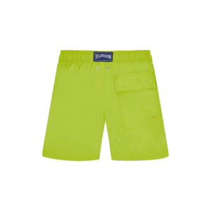 Vilebrequin Mit Wasser Reagierende Requin Badeshorts Für Jungen - Jim - Grün - Größe 14