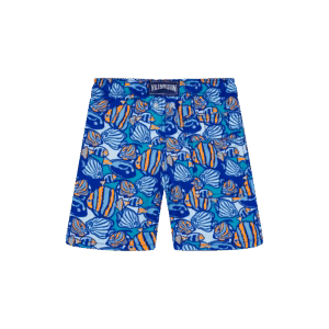 Vilebrequin Fishy Vibes Badeshorts Für Jungen - Jim - Blau - Größe 14
