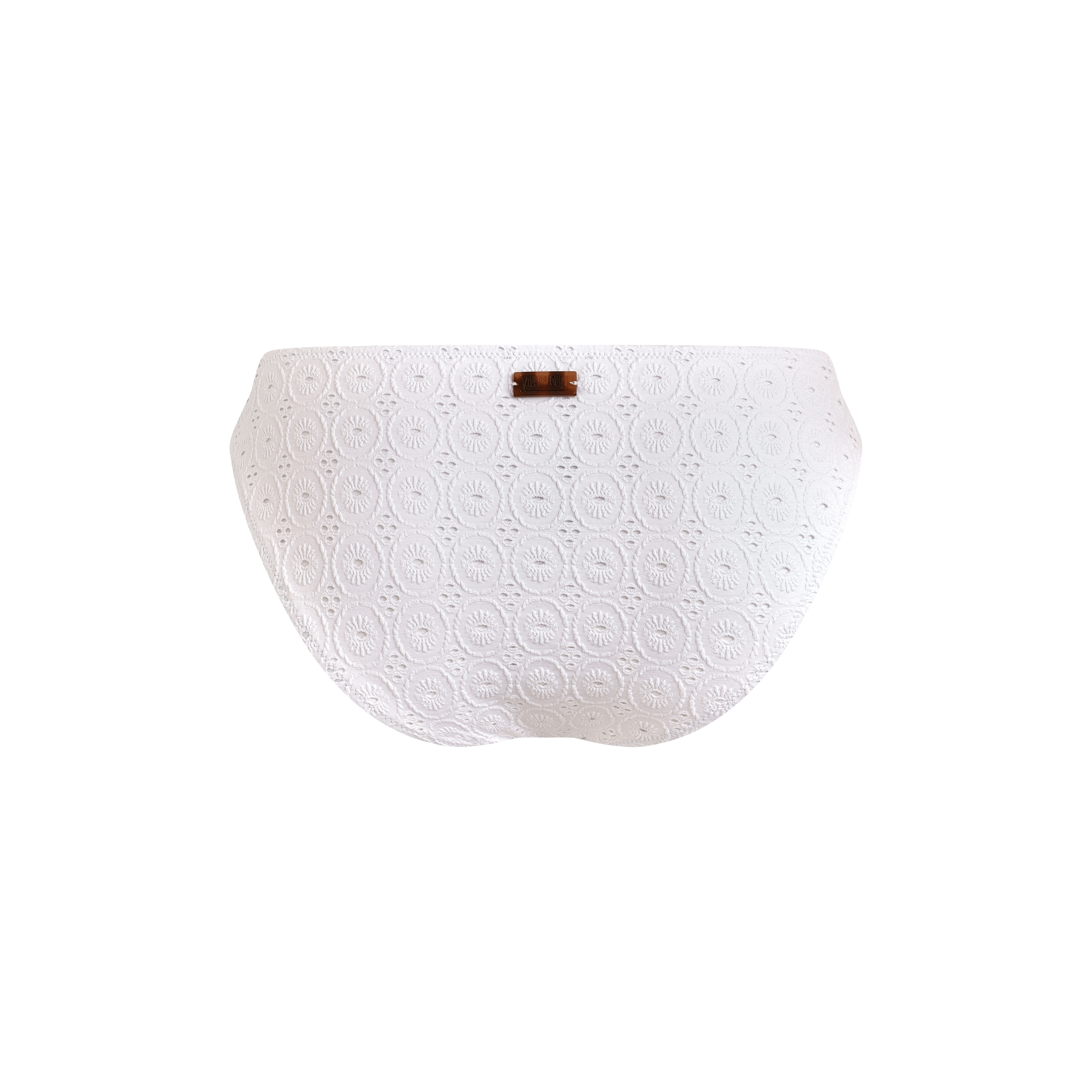 Vilebrequin Broderie Anglaise Midi-bikinihose Für Damen - Frise - Weiss - Größe M