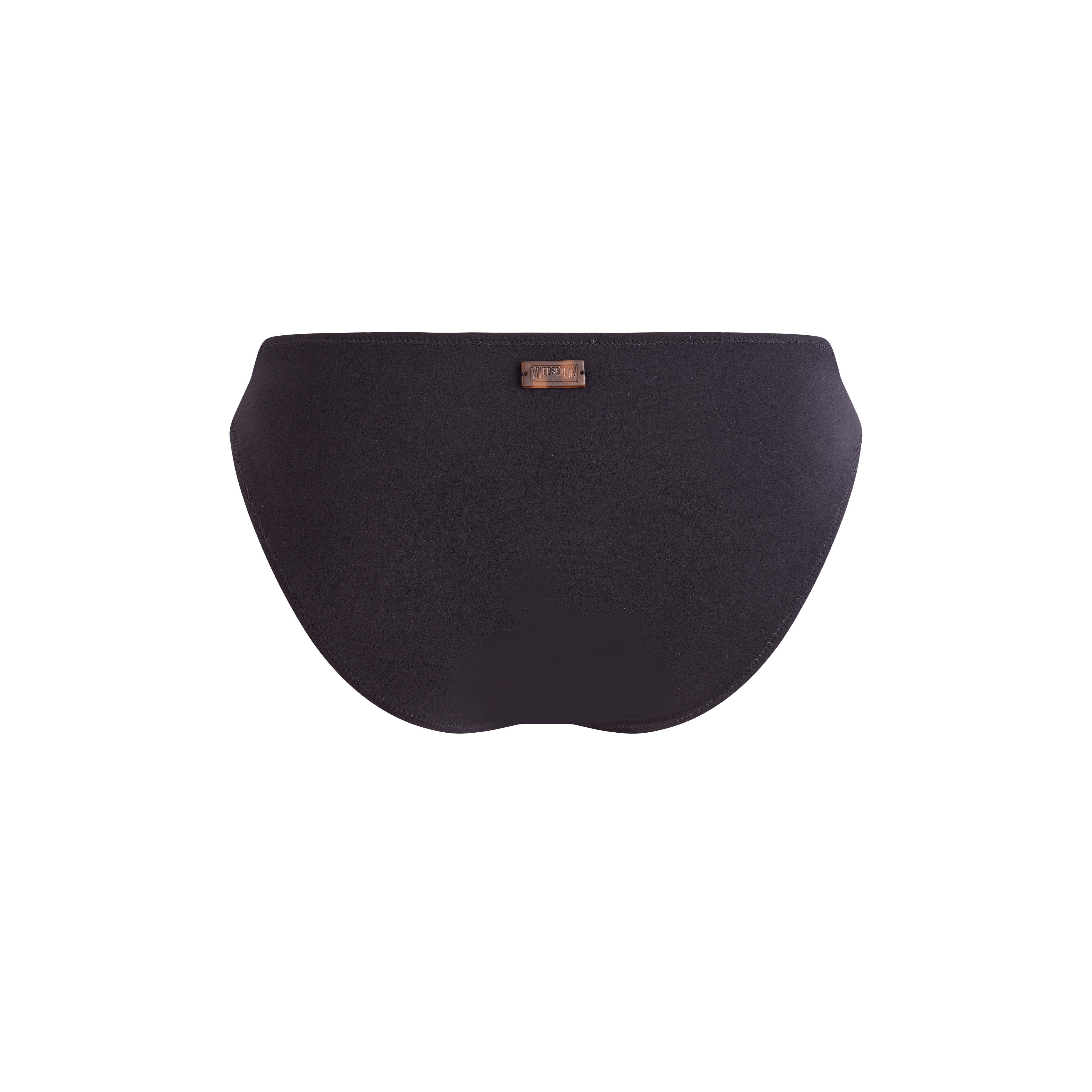Vilebrequin Solid Midi-bikinihose Für Damen - Frise - Schwarz - Größe M