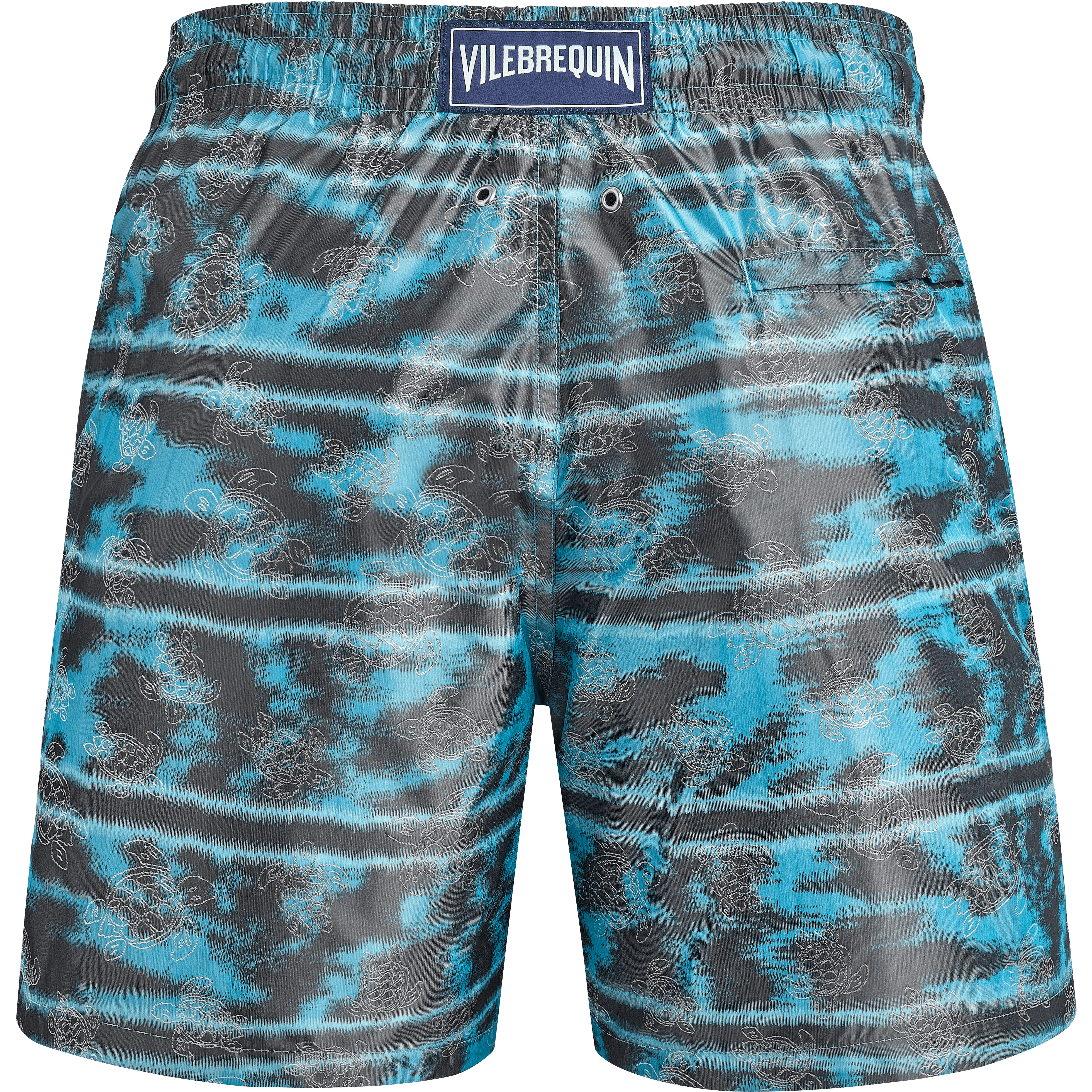 Vilebrequin Zebra Stripes 360° Badeshorts Für Herren - Moopea - Blau - Größe M
