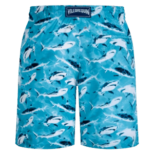 Vilebrequin Lange Ultraleichte Und Verstaubare Requins Badeshorts Für Herren - Okohina - Blau - Größe L
