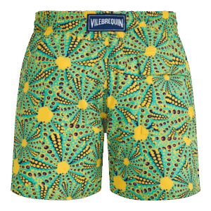 Vilebrequin Kurze Oursinades Stretch-badeshorts Für Herren - Moorise - Gelb - Größe XS