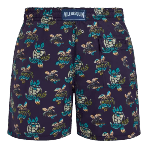 Vilebrequin Landscapes Turtles Badeshorts Für Herren - Moorea - Blau - Größe XXL