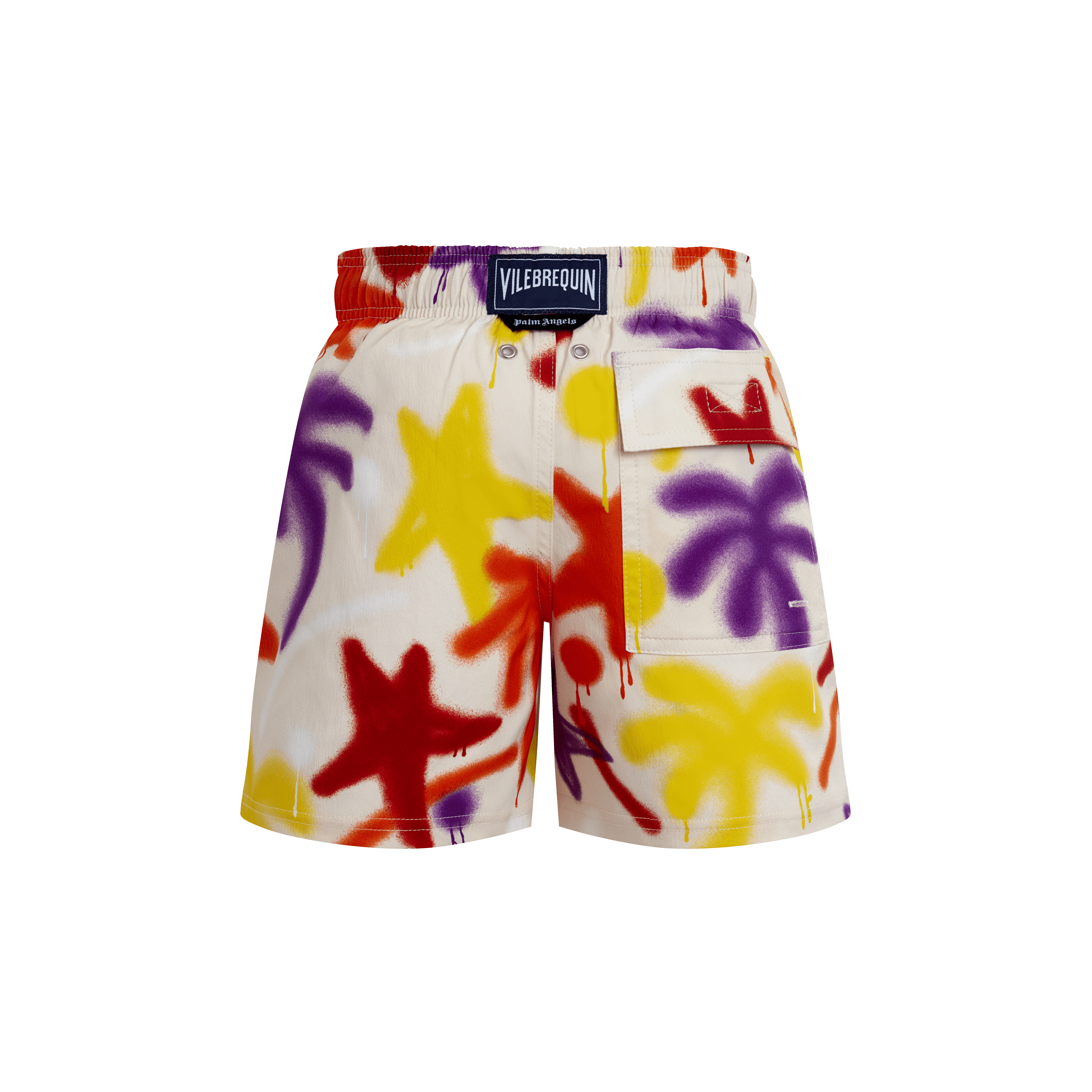 Vilebrequin Spray Paint Stretch-badeshorts Für Jungen - Badeshorts - Jirise - Rosa - Größe 8