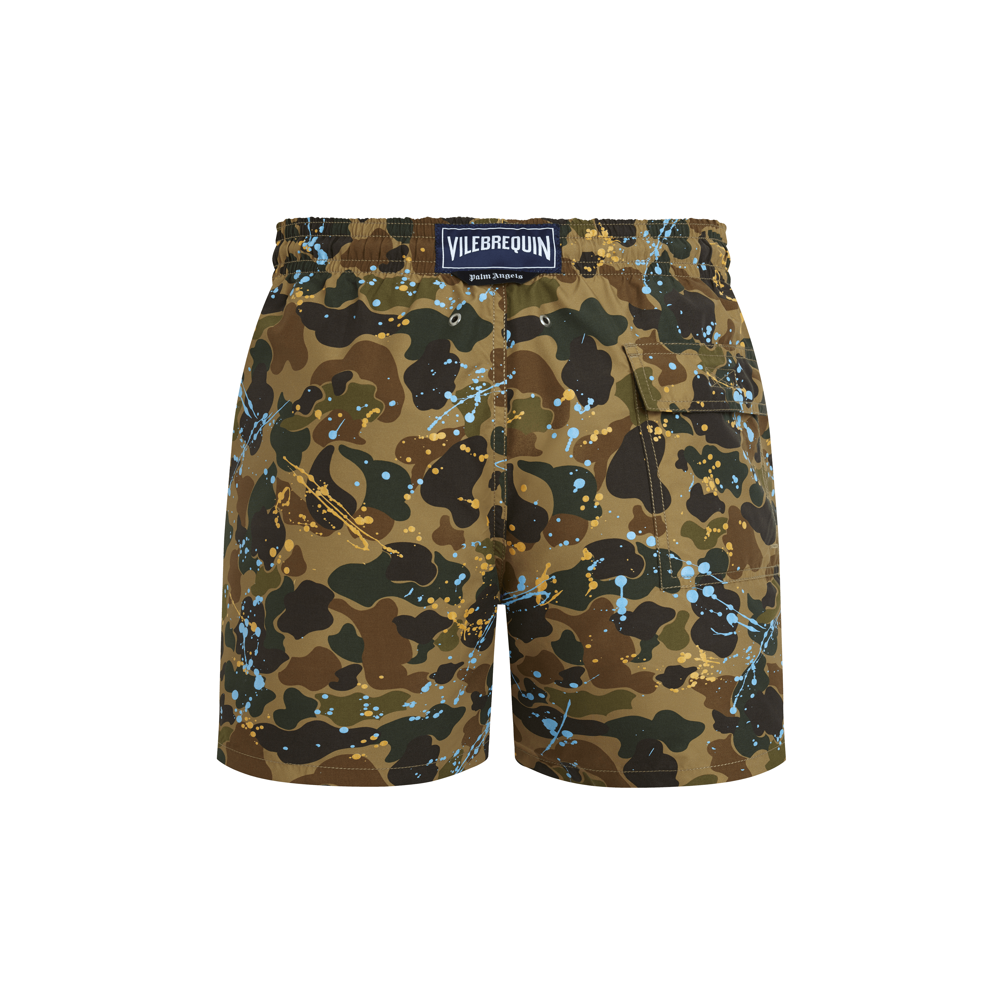 Vilebrequin Camo Splash Badeshorts Für Herren - Badeshorts - Moorea - Marone - Größe M