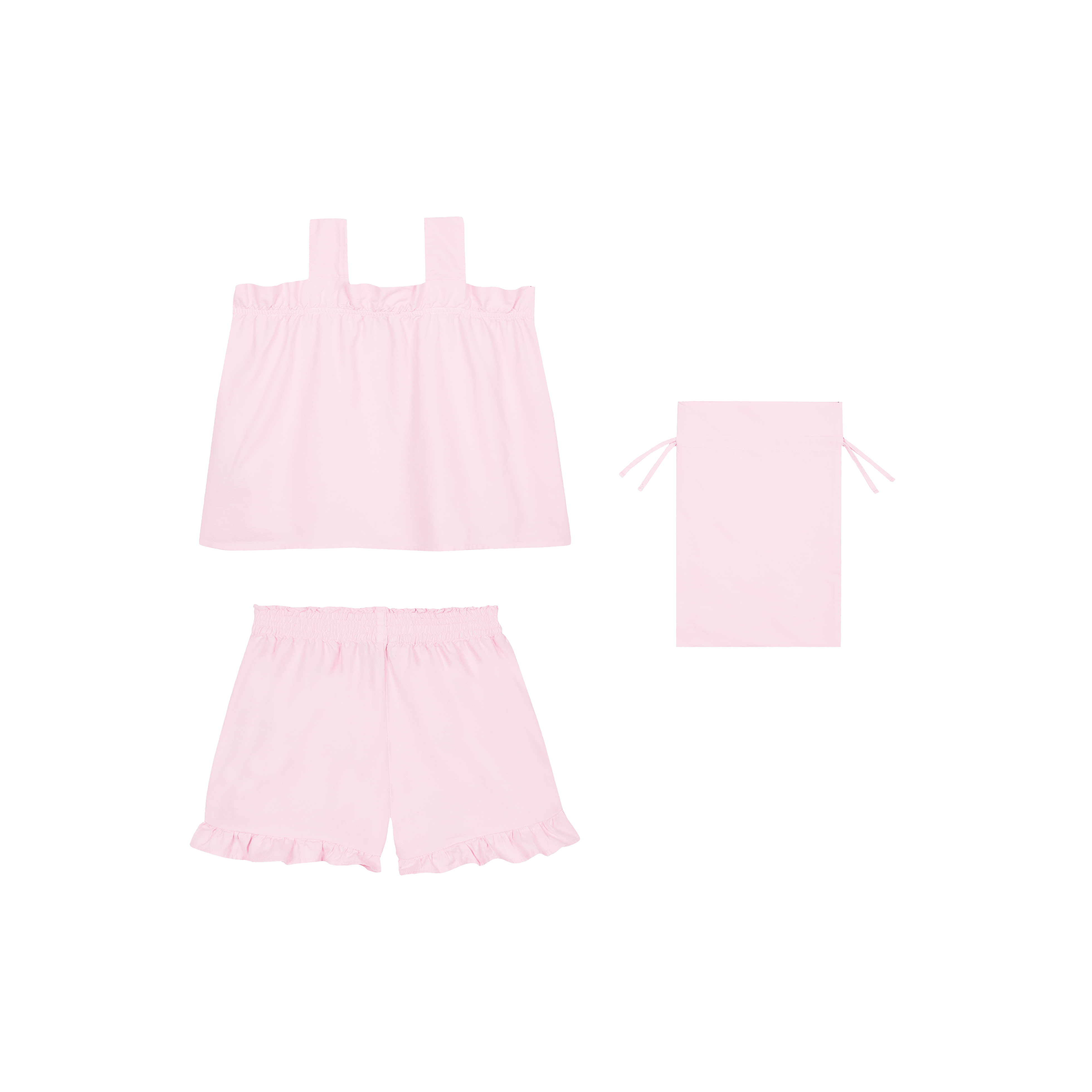 Vilebrequin Rosa Set Aus Baumwolle Für Mädchen Mit Gestickter Schildkröte - Gleep - Rosa - Größe 12