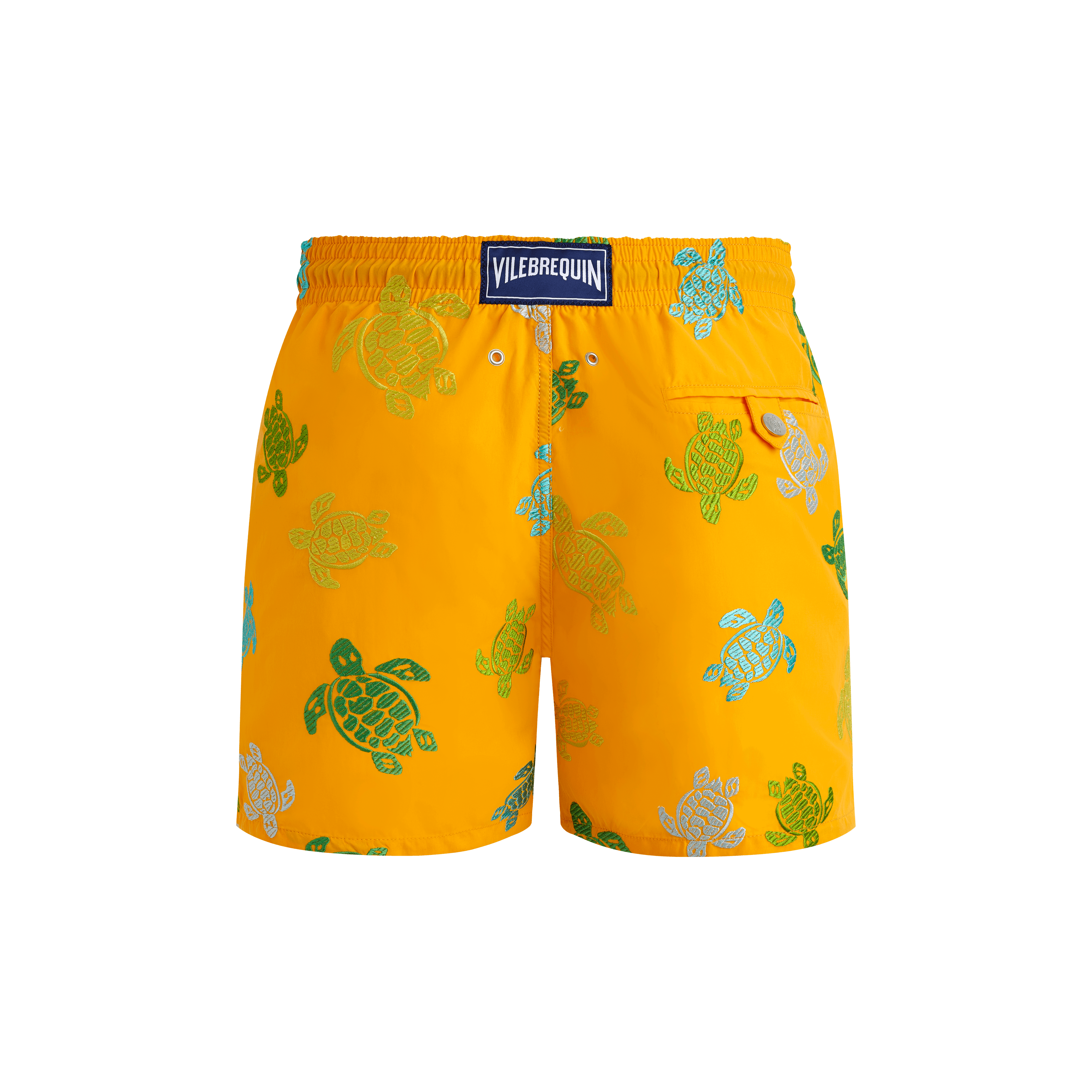 Vilebrequin Tortues Multicolore Badeshorts Mit Stickerei Für Herren – Limitierte Serie - Mistral - Orange - Größe 5XL