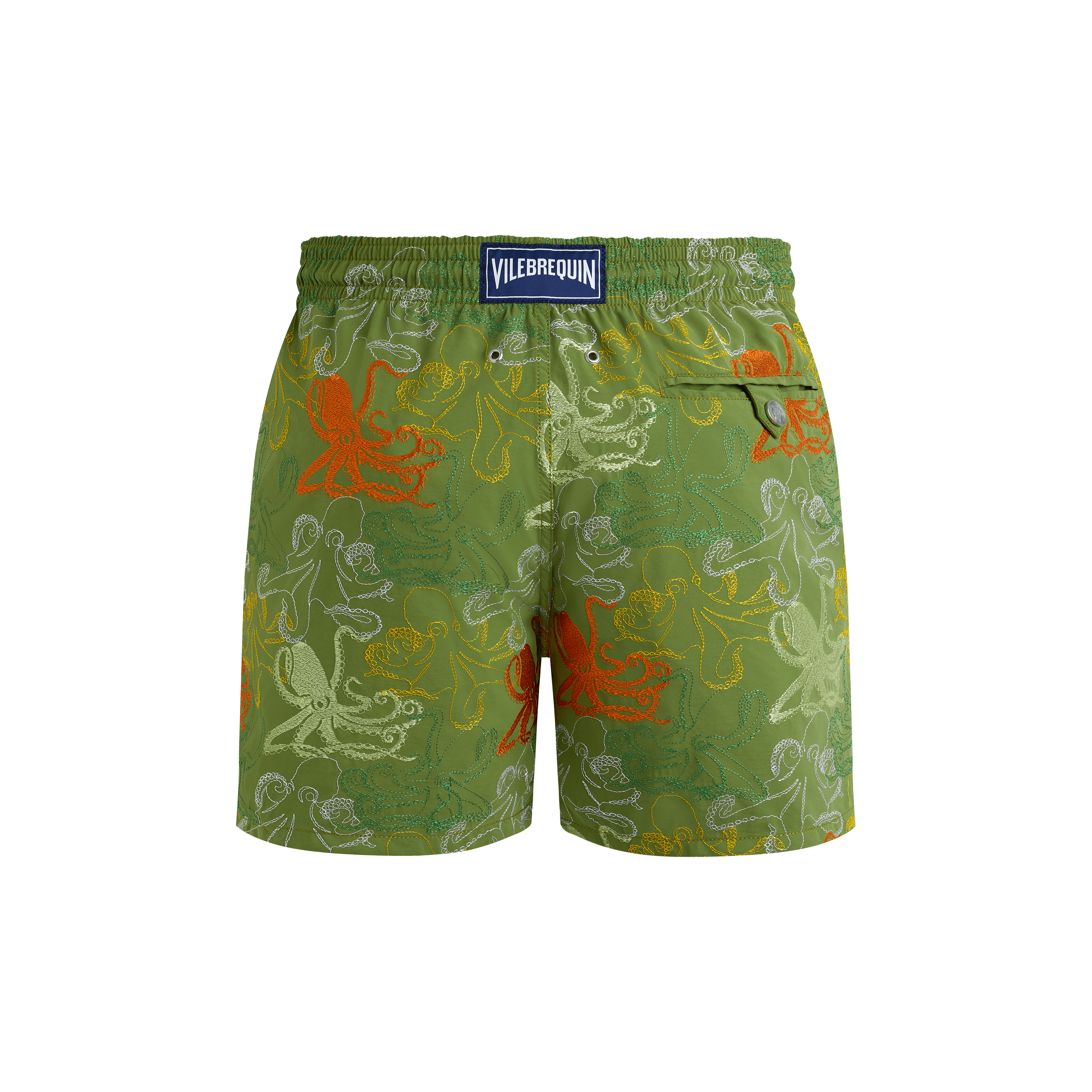 Vilebrequin Octopussy Badeshorts Mit Stickerei Für Herren – Limitierte Serie - Mistral - Grün - Größe 4XL
