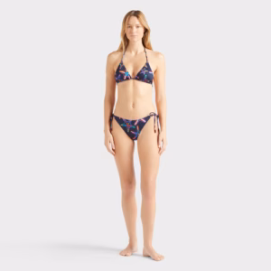 Vilebrequin Disco Stars Triangel-bikinioberteil Für Damen - Fleur - Blau - Größe M