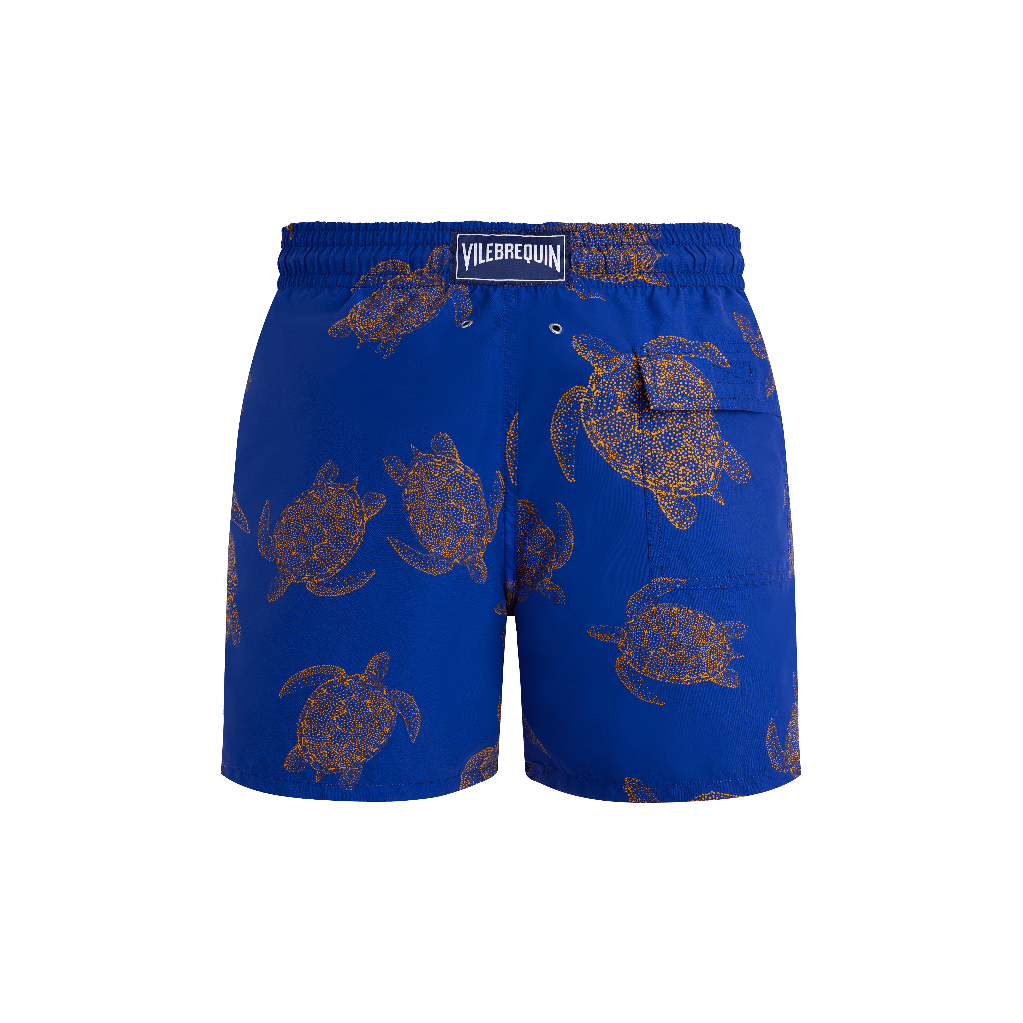 Vilebrequin Tortues Galuchat Badeshorts Für Herren - Moorea - Blau - Größe XXL