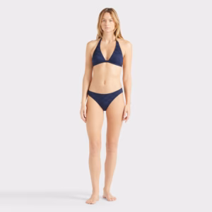 Vilebrequin Jacquard Turtle Monogram Neckholder-bikinioberteil Für Damen - Fleche - Blau - Größe M