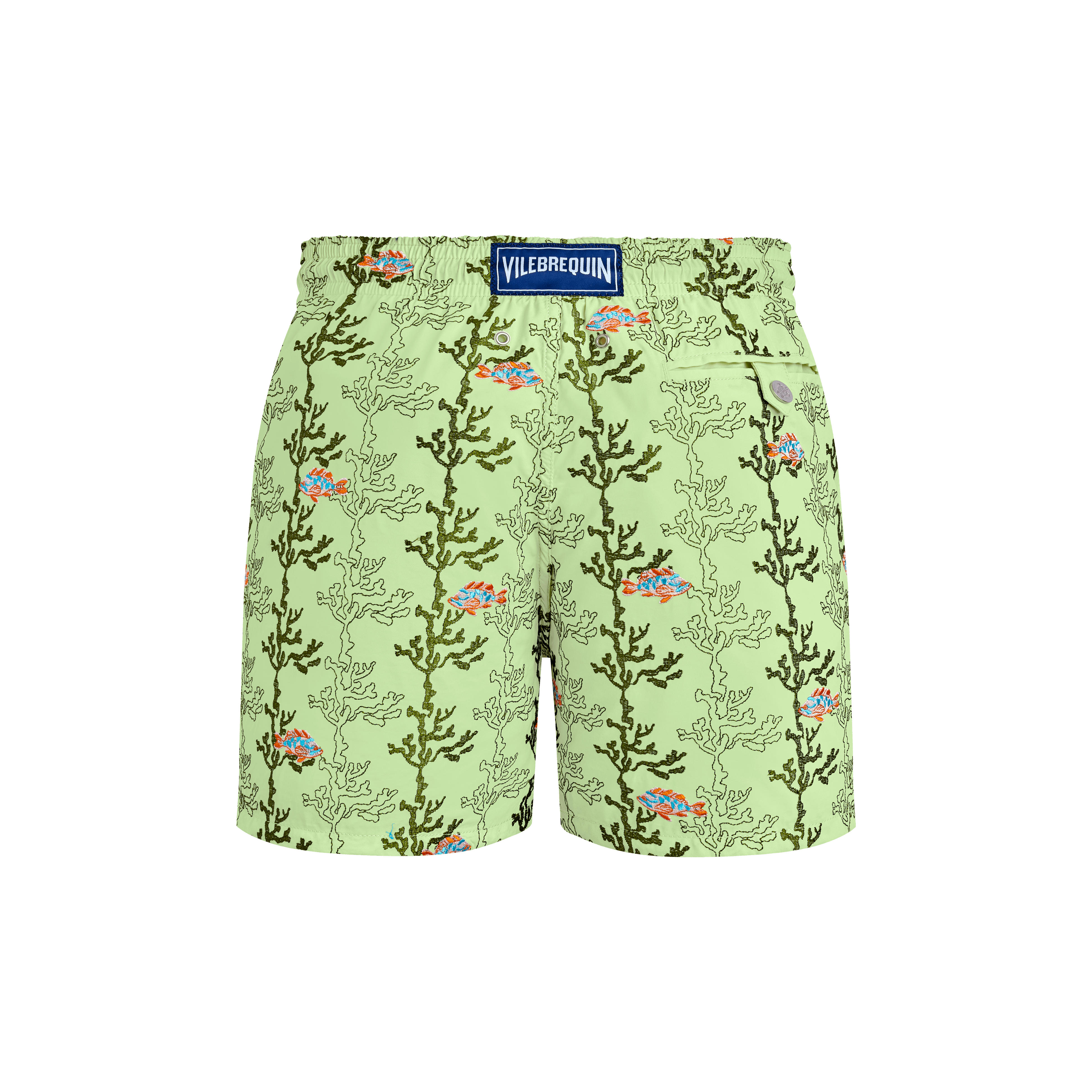 Vilebrequin Seaweed Badeshorts Mit Stickerei Für Herren - Mistral - Grün - Größe XL