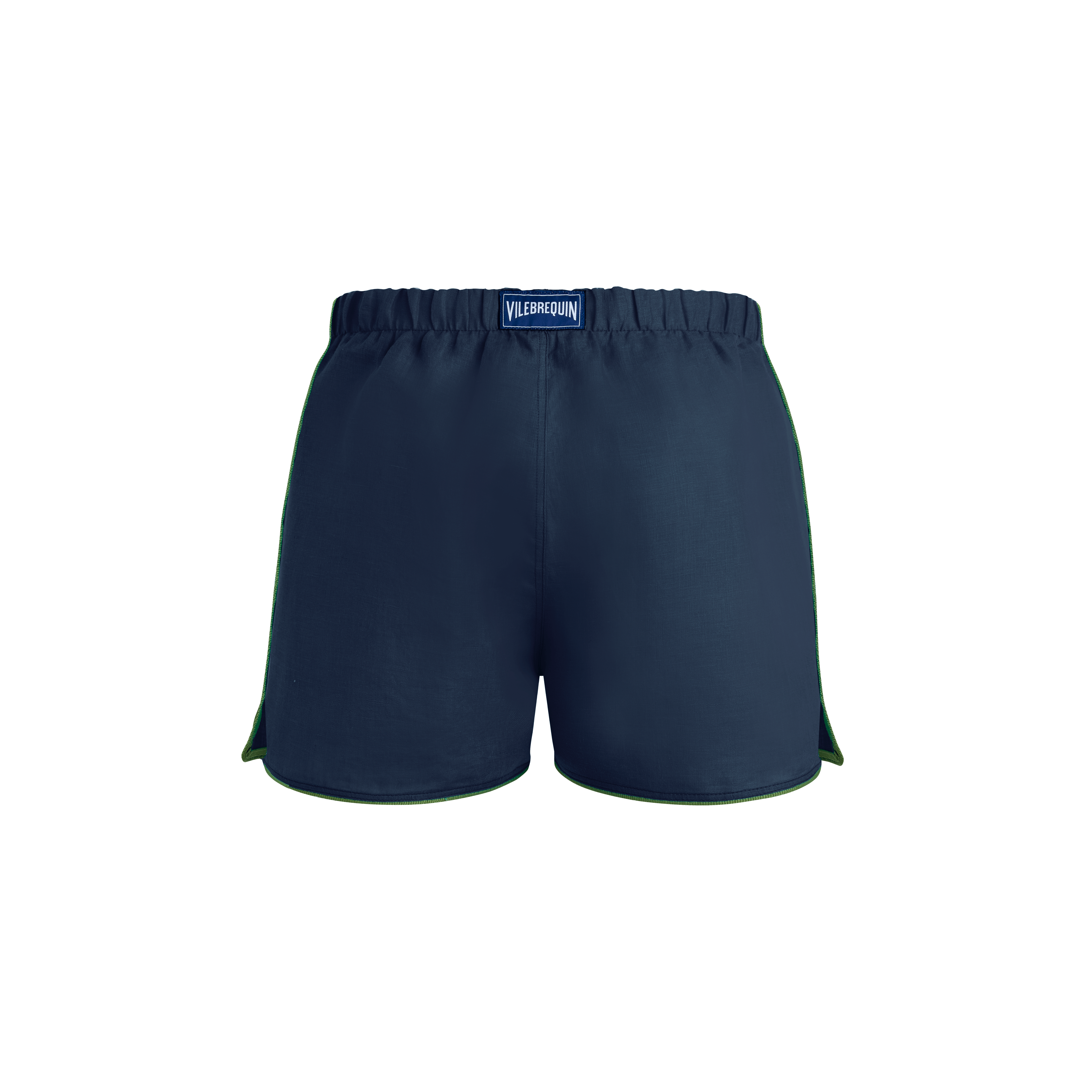 Vilebrequin Solid Badeshorts Aus Leinen Für Herren - Maurice - Blau - Größe XXL