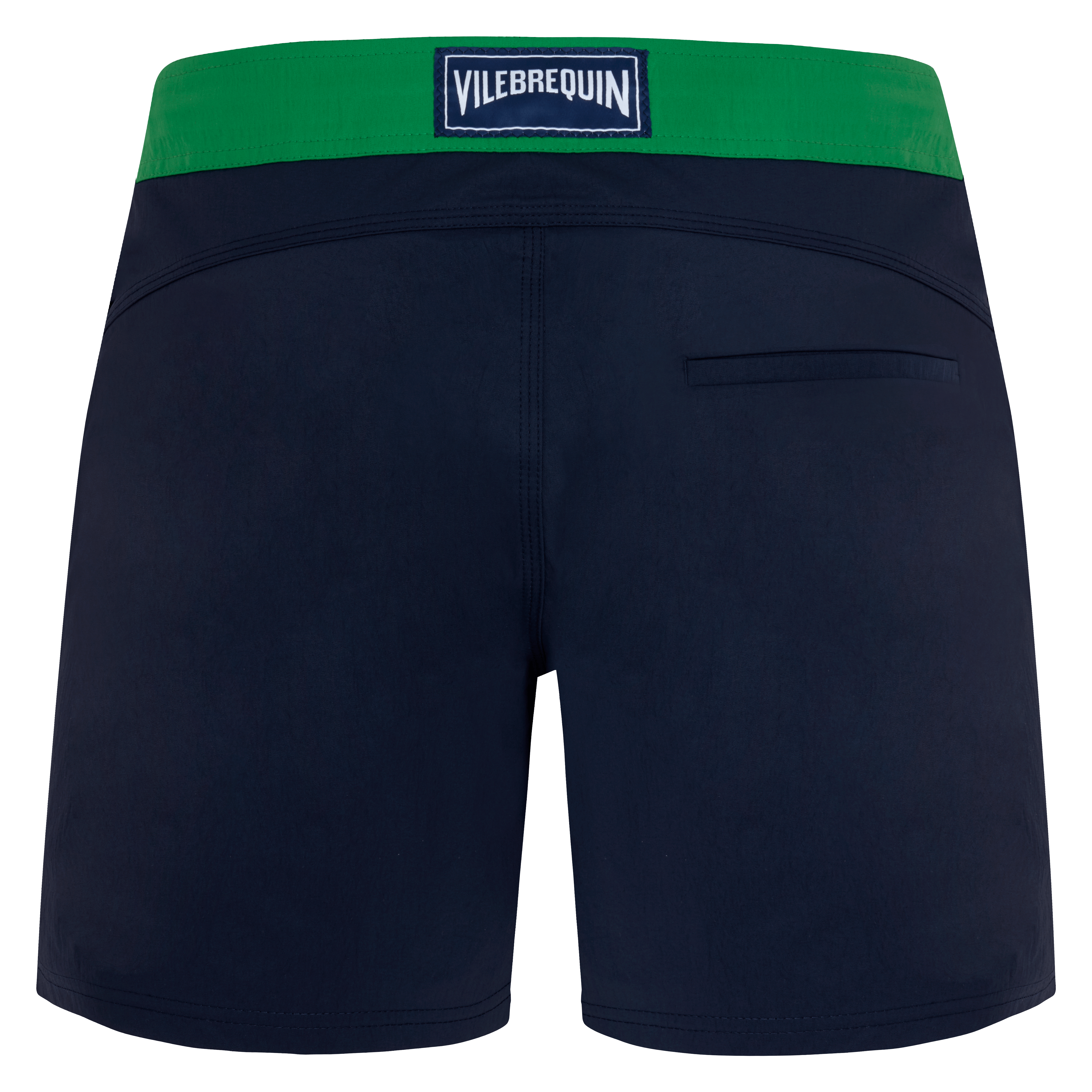 Vilebrequin Color Block Stretch-badeshorts Mit Flachem Bund Für Herren - Merle - Grün - Größe XXL