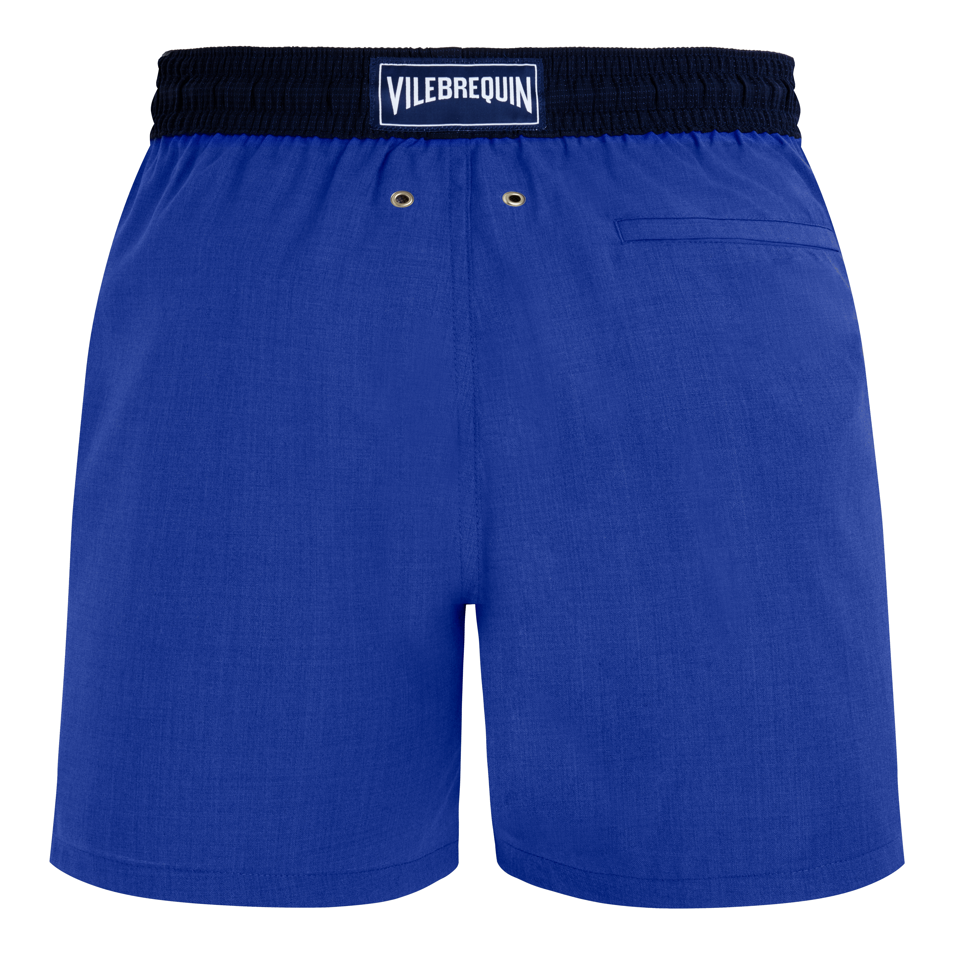 Vilebrequin Zweifarbige Badeshorts Aus Merinowolle Für Herren - Magnus - Blau - Größe XXL