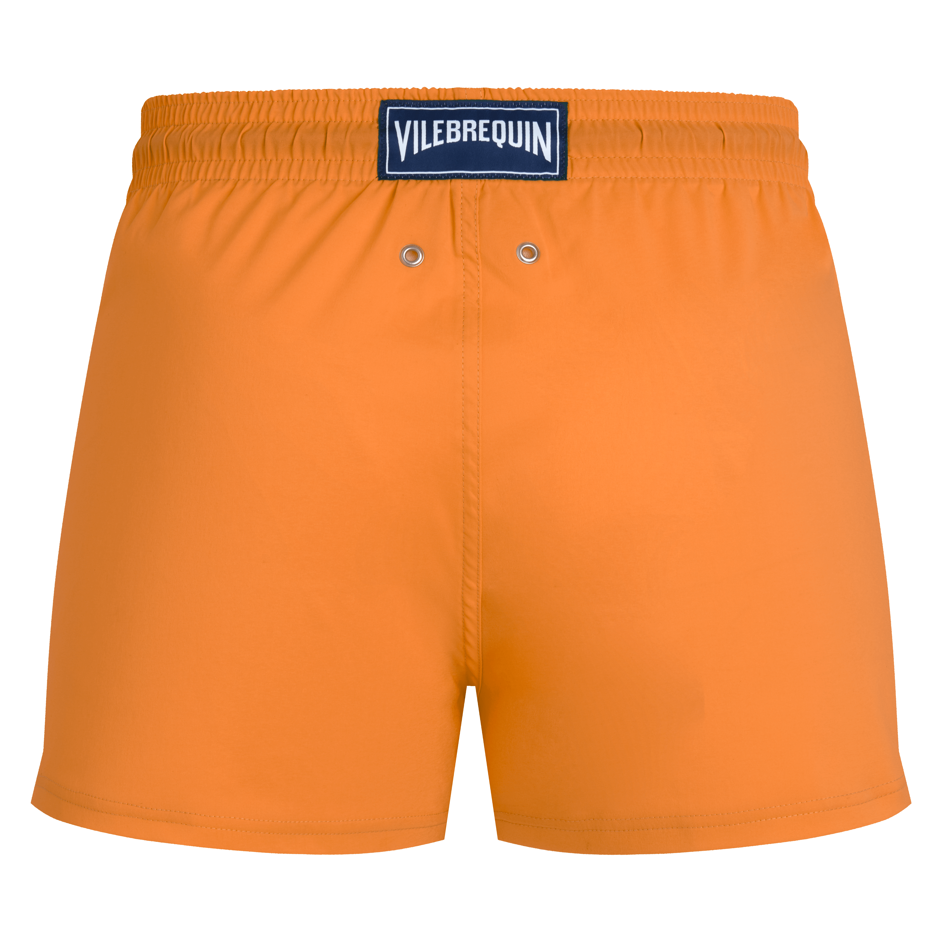 Vilebrequin Kurze Und Figurbetonte Einfarbige Stretch-bademode Für Herren - Man - Orange - Größe XXL