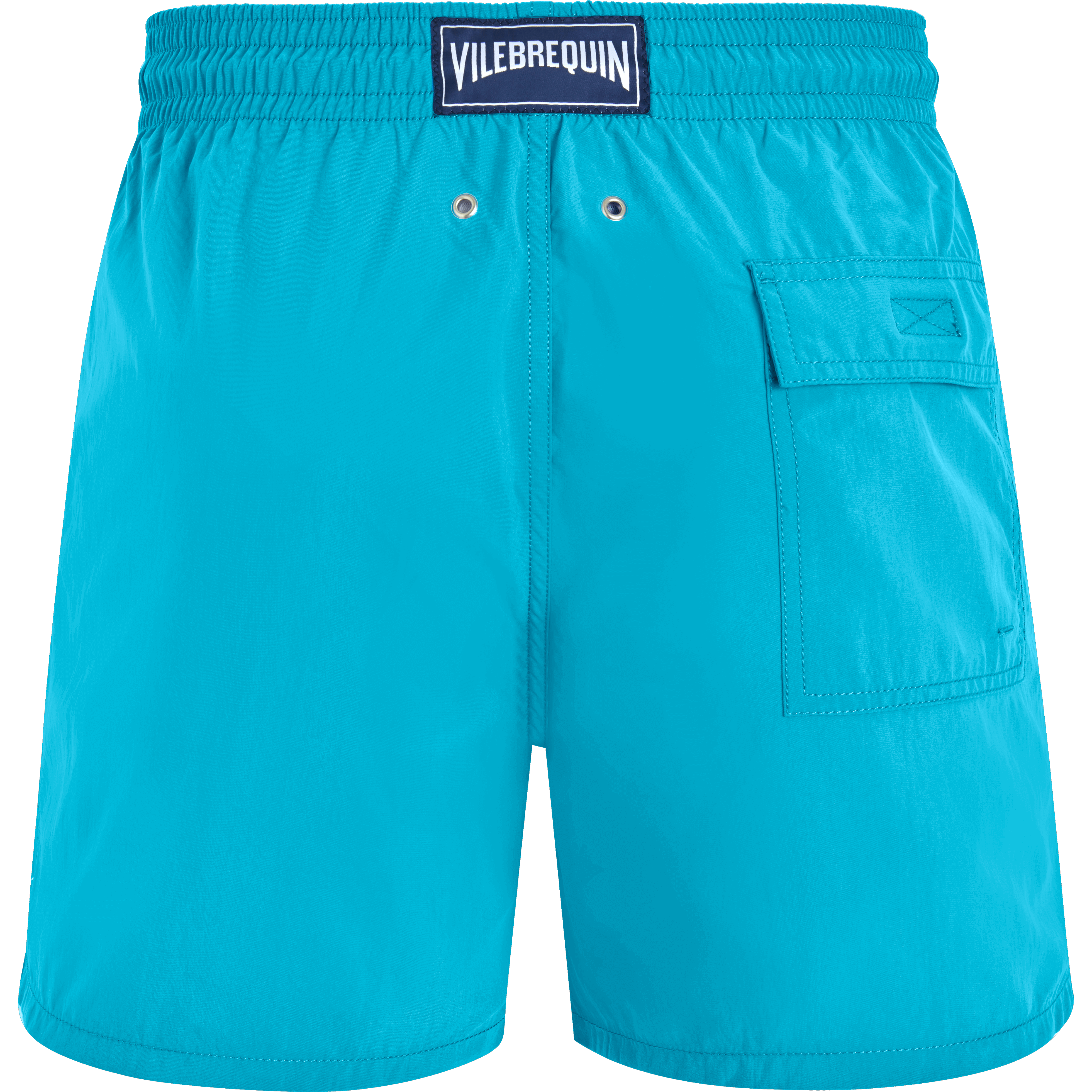 Vilebrequin Mit Wasser Reagierende Splash Badeshorts Für Herren - Moorea - Blau - Größe XXL