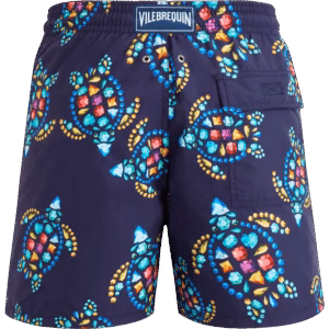Vilebrequin Vendôme Turtles Badeshorts Für Herren - Moon - Blau - Größe 4XL
