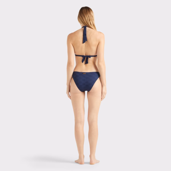 Vilebrequin Turtle Monogram Midi-bikinihose Für Damen - Frise - Blau - Größe S – Bild 3